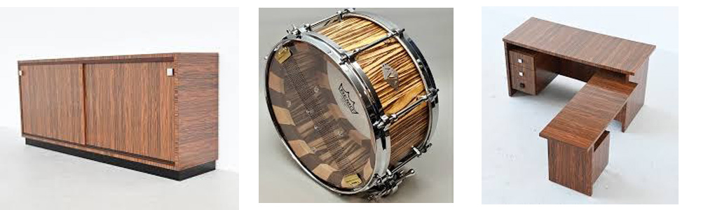 Zebrano-wood-application