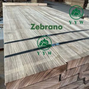 Zebrano lumber