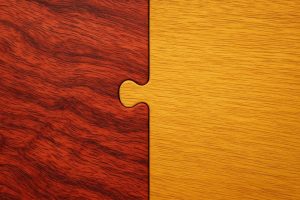 Bubinga vs Bilinga visual comparison chart