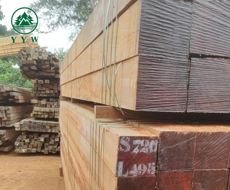 Azobe Timber Stacked – Natural Condition