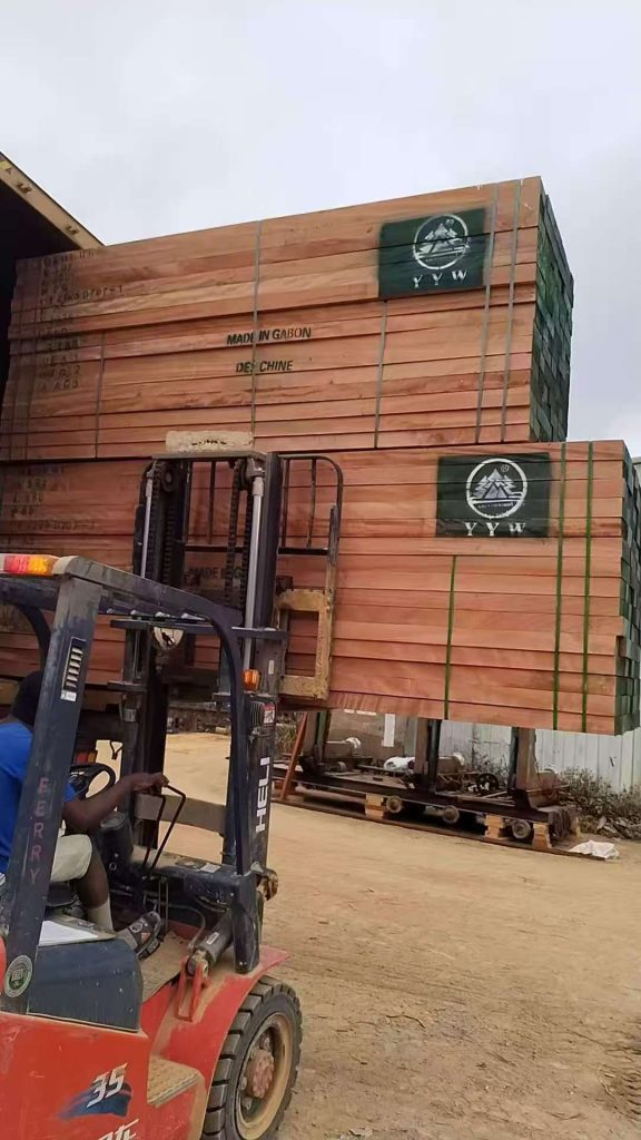 okoume sawn timber