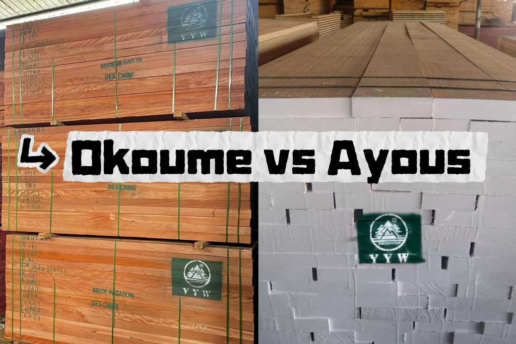 Ayous vs Okoume African hardwood comparison