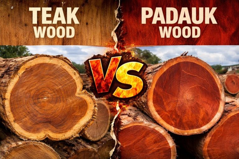 Padauk Wood vs. Teak Wood