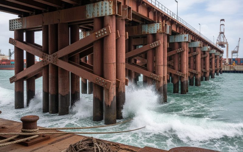 Tali sawn timber prepared for heavy infrastructure projects