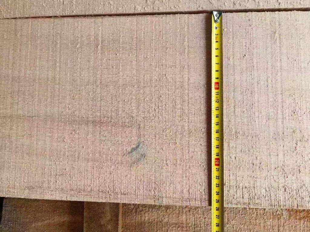 measuring timber thickness width