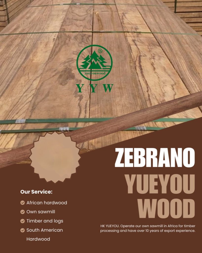 zebrano timber grain texture