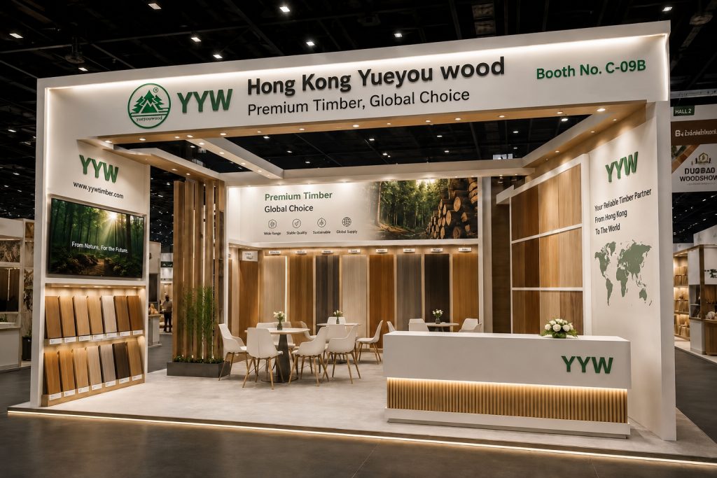 yyw timber dubai woodshow booth