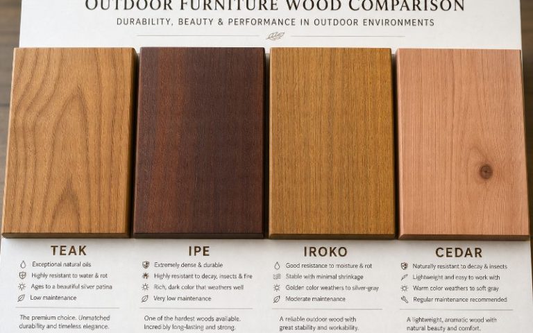 wood-sample-comparison-for-outdoor-furniture